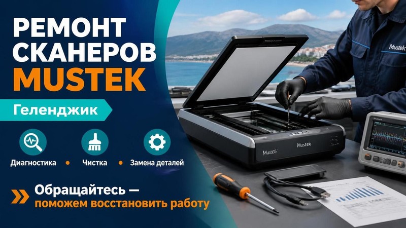 Ремонт сканеров Mustek