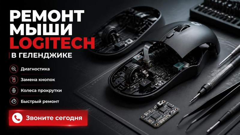 Ремонт мыши Logitech