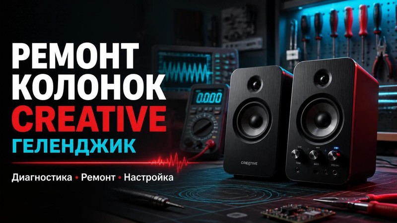 Ремонт колонок Creative