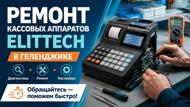Ремонт кассовых аппаратов Elittech