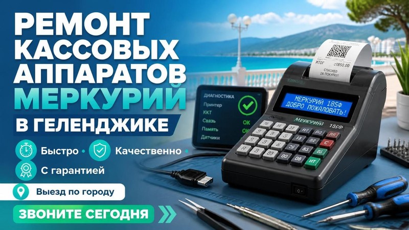 Ремонт кассовых аппаратов Меркурий