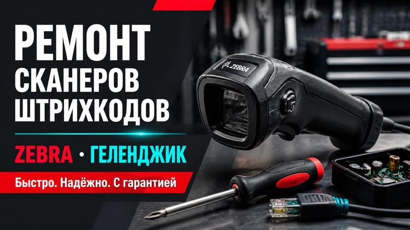 Ремонт сканеров штрихкодов Zebra