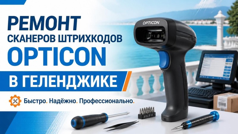 Ремонт сканеров штрихкодов Opticon