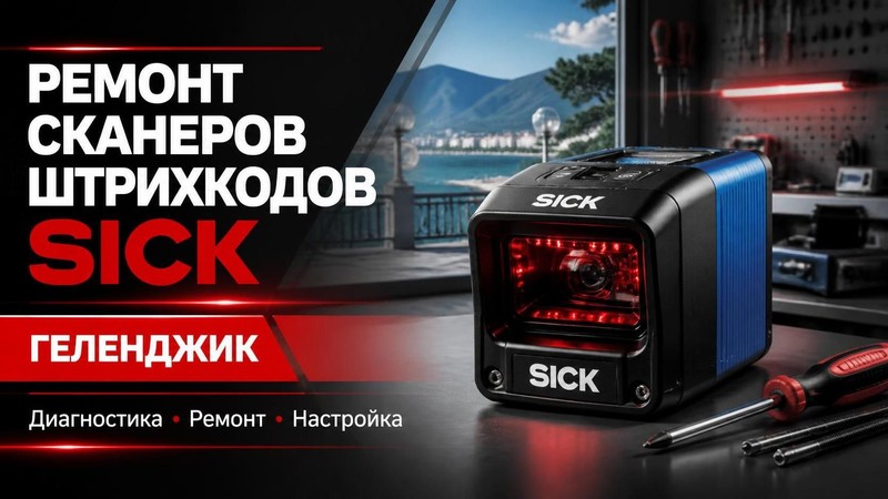 Ремонт сканеров штрихкодов SICK
