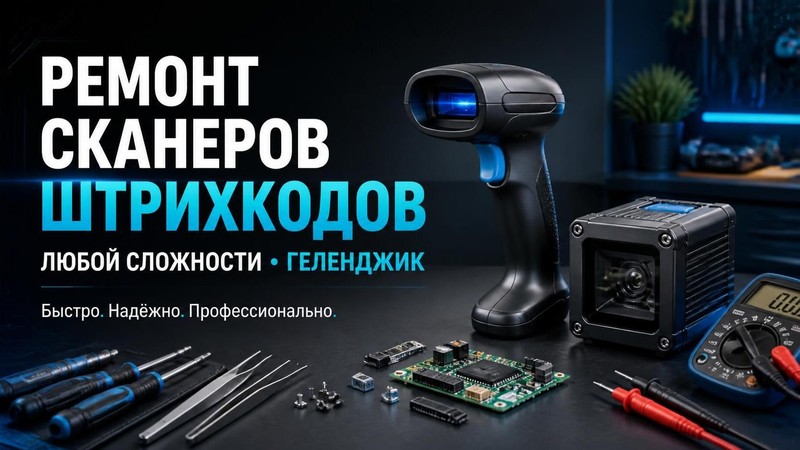 Ремонт сканеров штрихкодов любой сложности