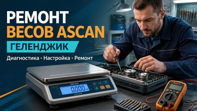 Ремонт весов Ascan
