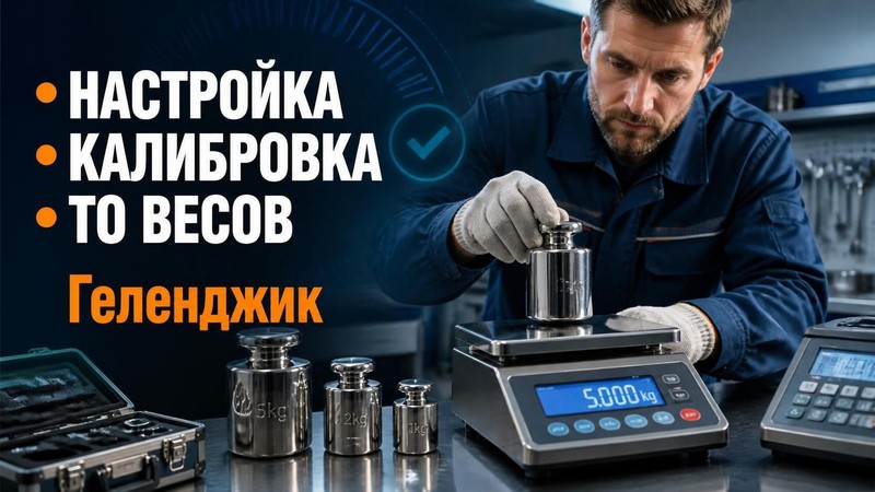 Настройка, калибровка и ТО весов