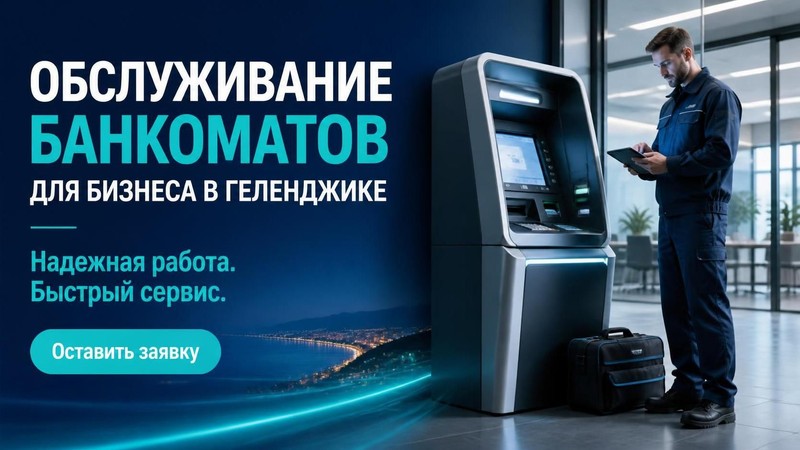 Обслуживание банкоматов для бизнеса