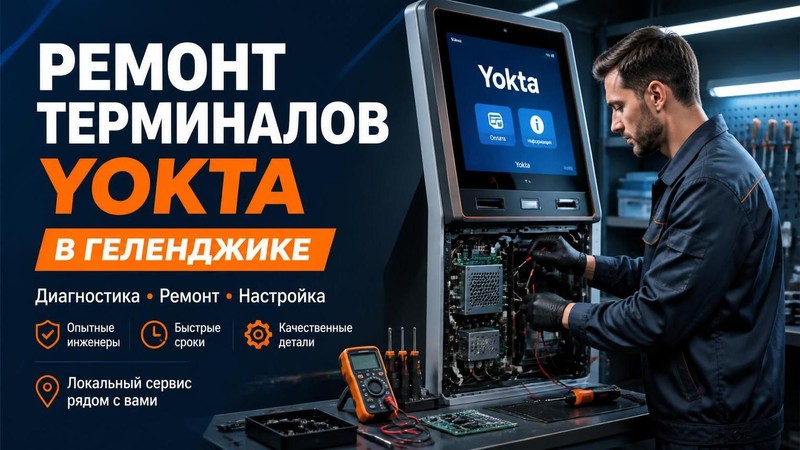 Ремонт терминалов Yokta