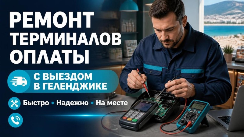 Ремонт терминалов оплаты с выездом