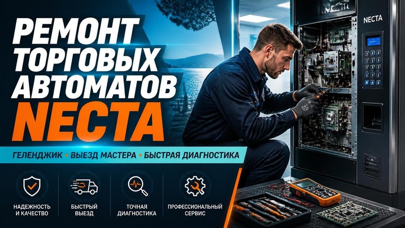 Ремонт торговых автоматов Necta