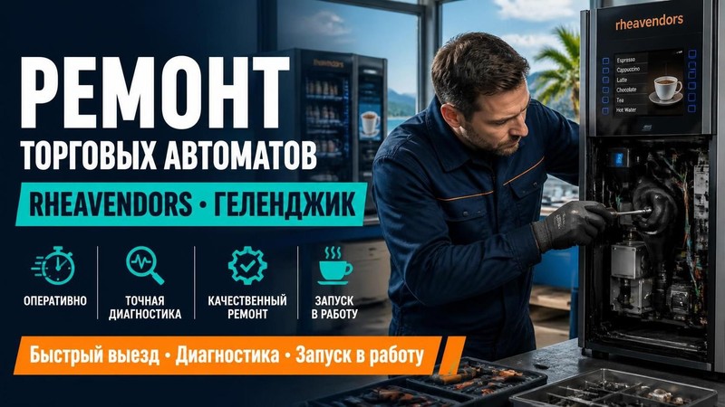 Ремонт торговых автоматов Rheavendors