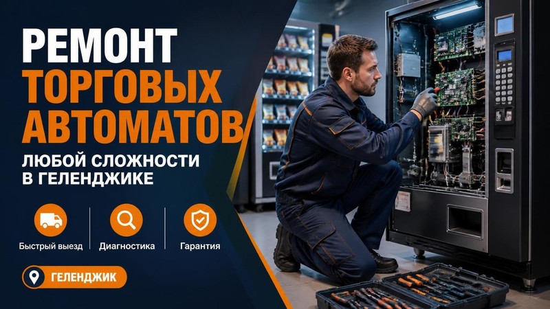 Ремонт торговых автоматов любой сложности