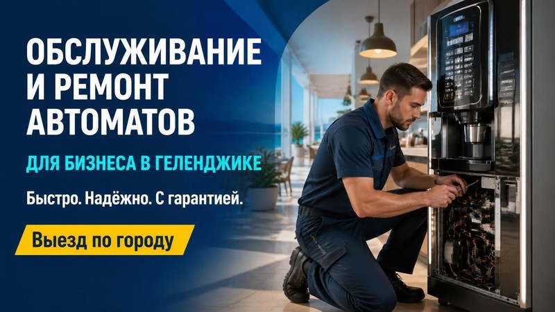 Обслуживание и ремонт автоматов для бизнеса
