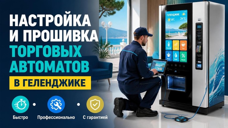 Настройка и прошивка торговых автоматов