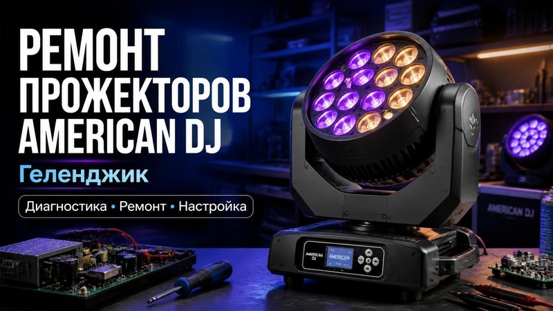 Ремонт прожекторов American DJ