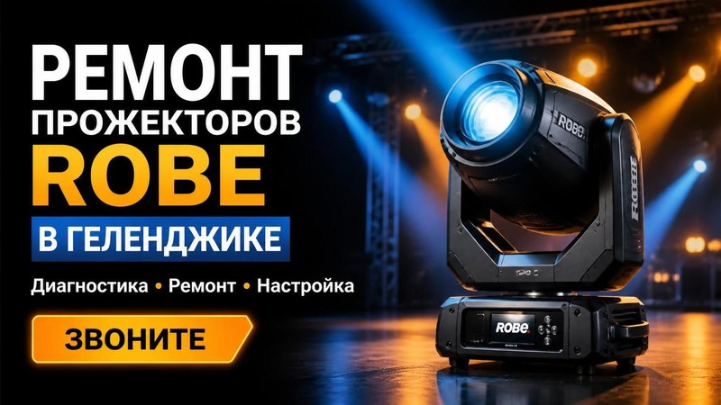 Ремонт прожекторов Robe