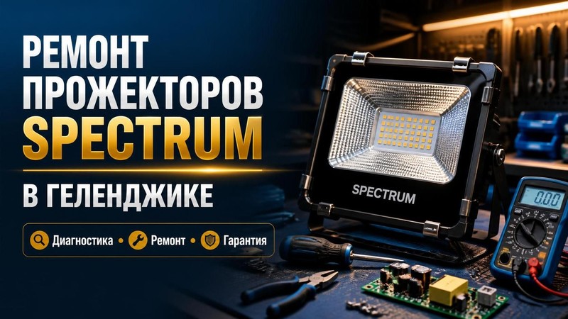 Ремонт прожекторов Spectrum