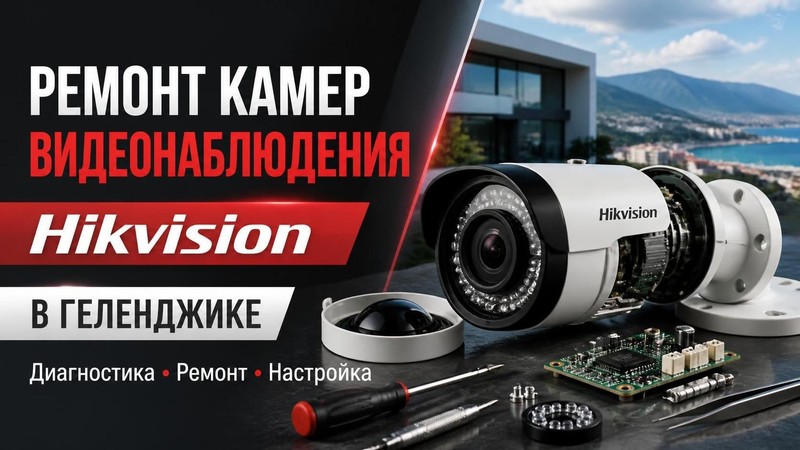 Ремонт камер видеонаблюдения Hikvision