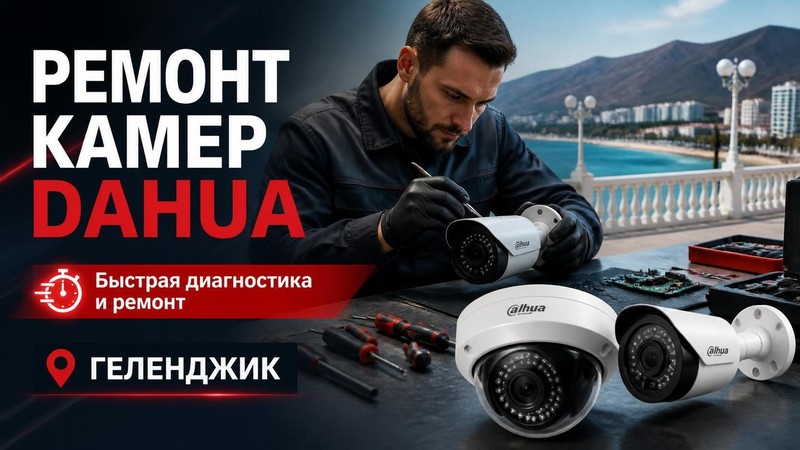 Ремонт камер видеонаблюдения Dahua