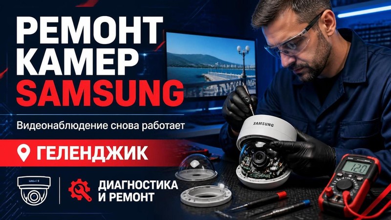 Ремонт камер видеонаблюдения Samsung