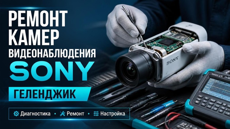Ремонт камер видеонаблюдения Sony