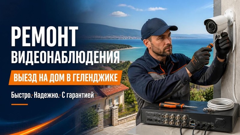 Ремонт видеонаблюдения с выездом на дом