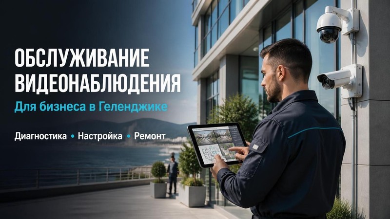 Обслуживание систем видеонаблюдения для бизнеса