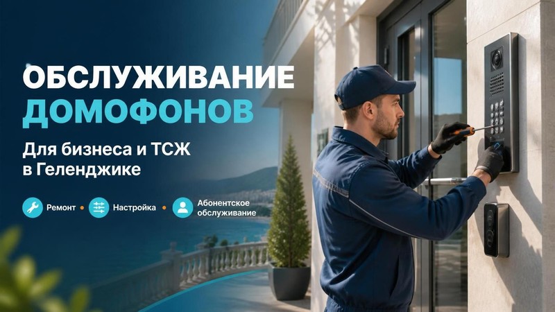 Обслуживание домофонов для бизнеса и ТСЖ