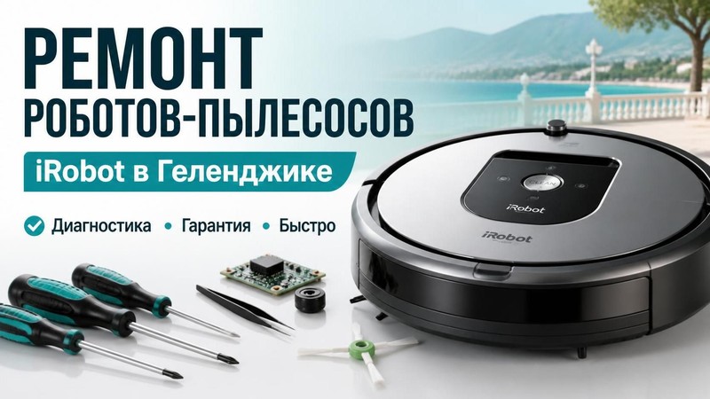 Ремонт роботов-пылесосов iRobot