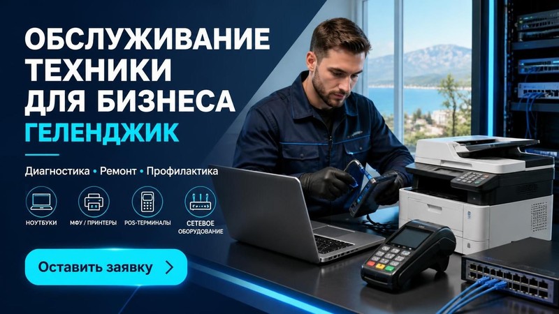 Обслуживание техники для бизнеса