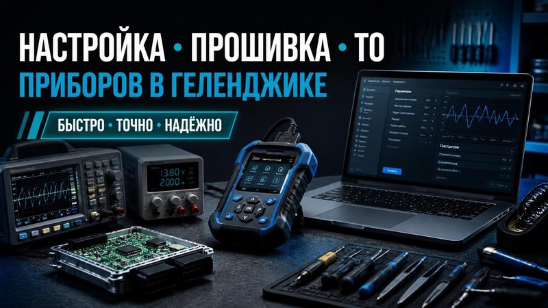Настройка, прошивка и ТО приборов