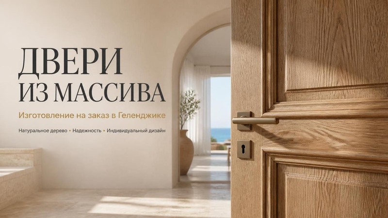 Изготовление дверей из массива