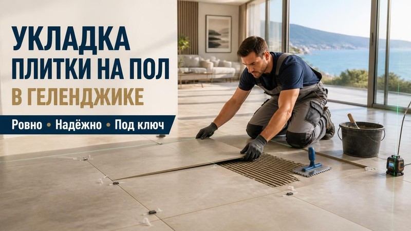 Укладка плитки на пол