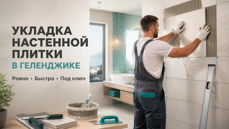 Укладка настенной плитки