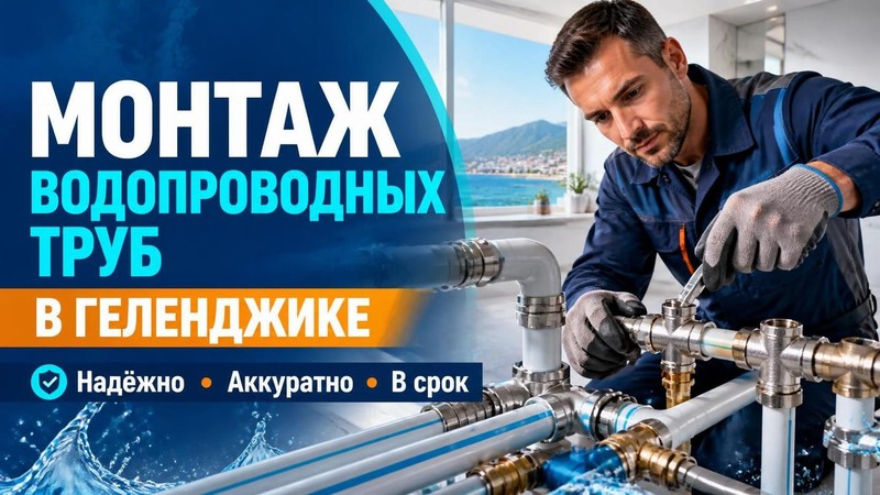 Монтаж водопроводных труб