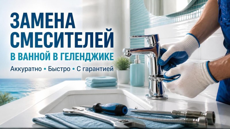 Замена смесителей в ванной