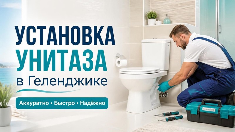 Установка унитаза в санузле