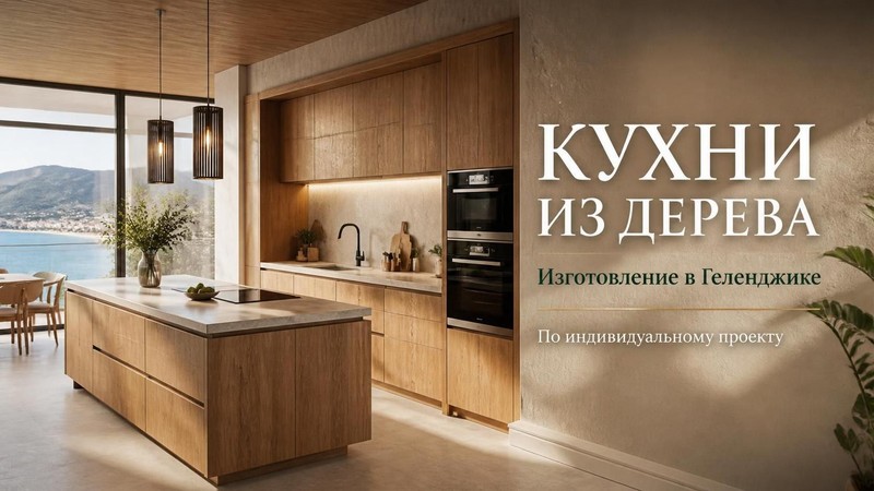 Изготовление кухонь из дерева