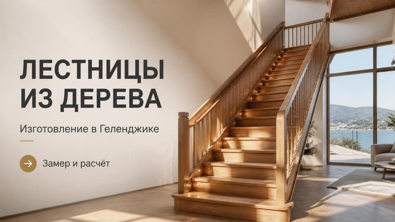 Изготовление лестниц из дерева