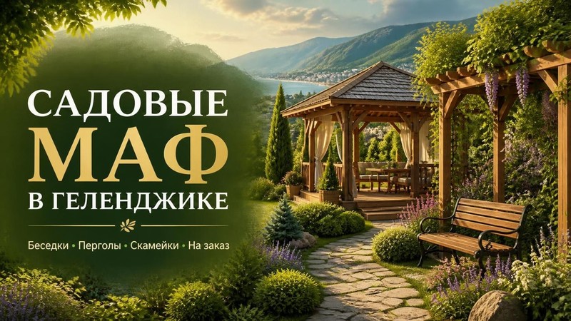 Изготовление садовых малых архитектурных форм