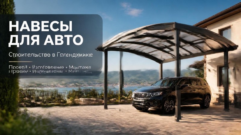 Строительство навесов для авто