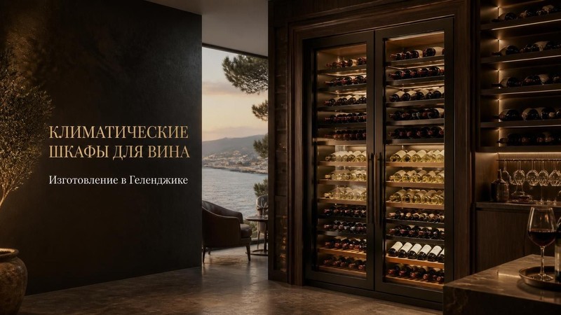 Изготовление климатических шкафов для вина