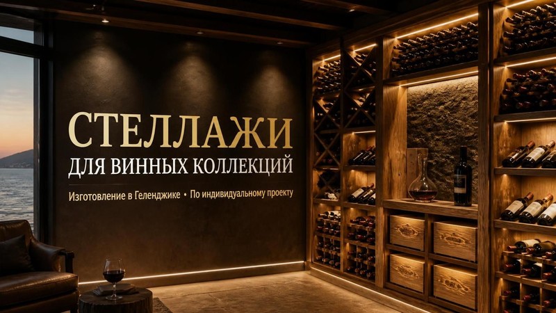 Изготовление стеллажей для винных коллекций