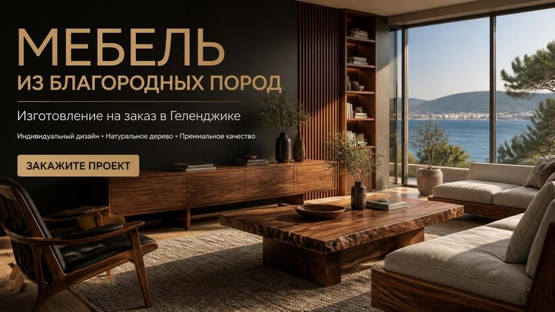 Изготовление мебели из благородных пород