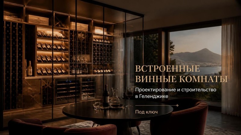 Строительство встроенных винных комнат