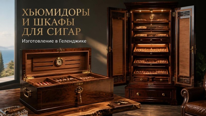 Изготовление хьюмидоров и шкафов для сигар