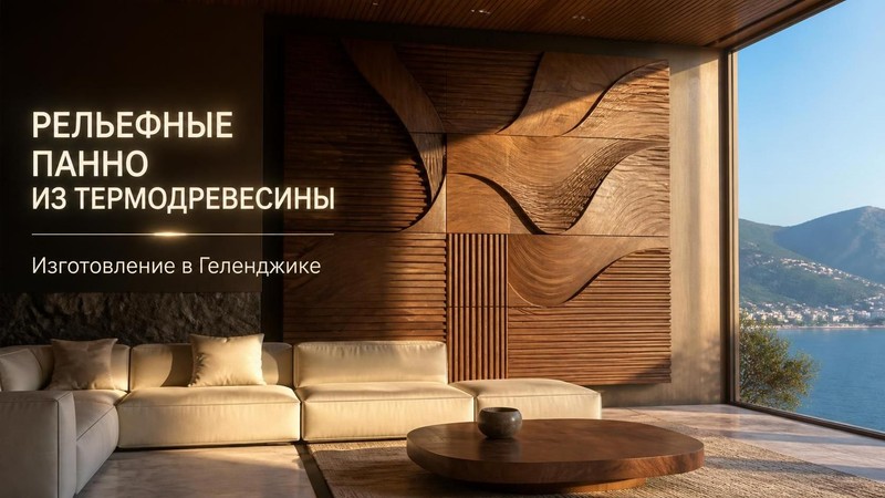 Изготовление рельефных панно из термодревесины