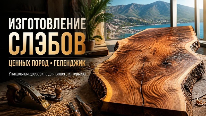 Изготовление слэбов ценных пород