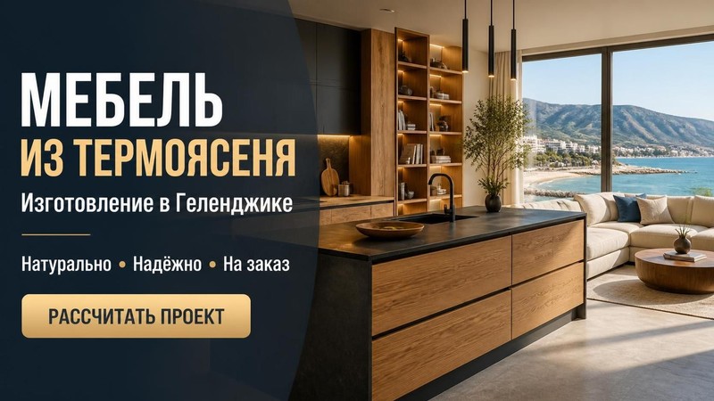Изготовление мебели из термомодифицированного ясеня
